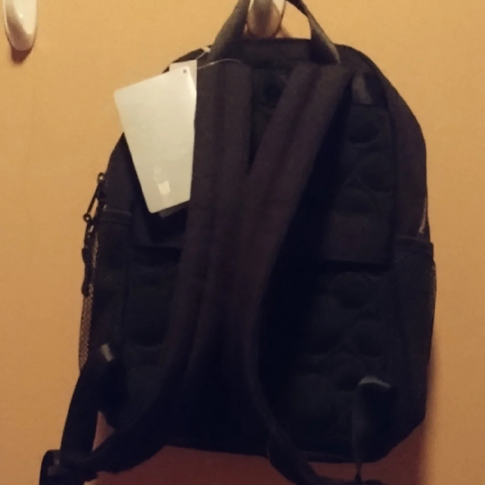 Disneyland Large Black Backpack with White Accents